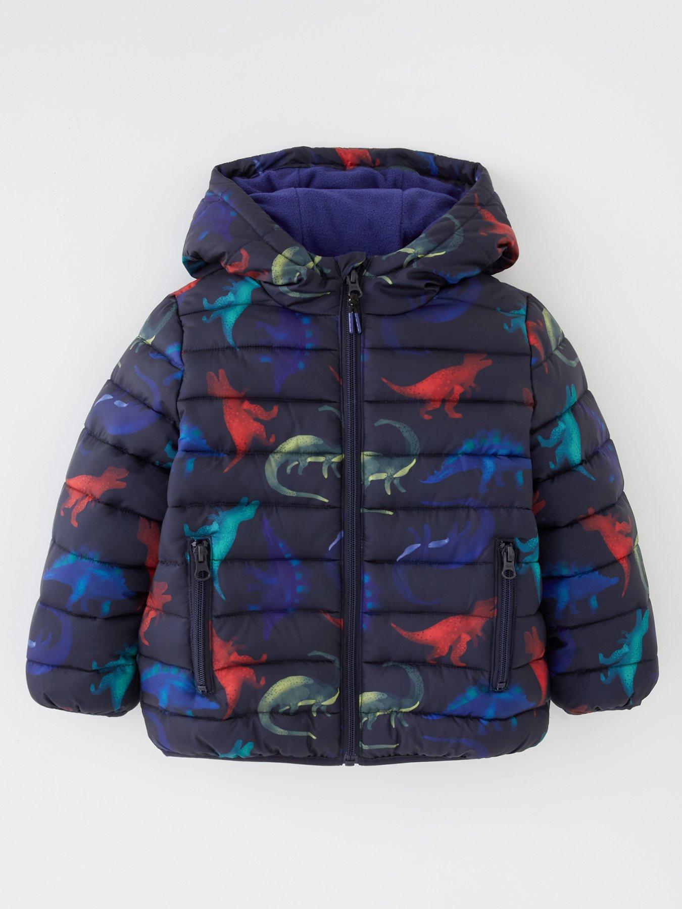 Dinosaur padded coat hot sale