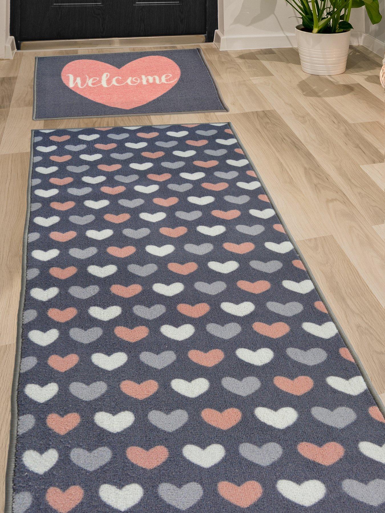 Image 1 of 5 of The Very Collection Welcome Runner &amp; Doormat Set - Multi