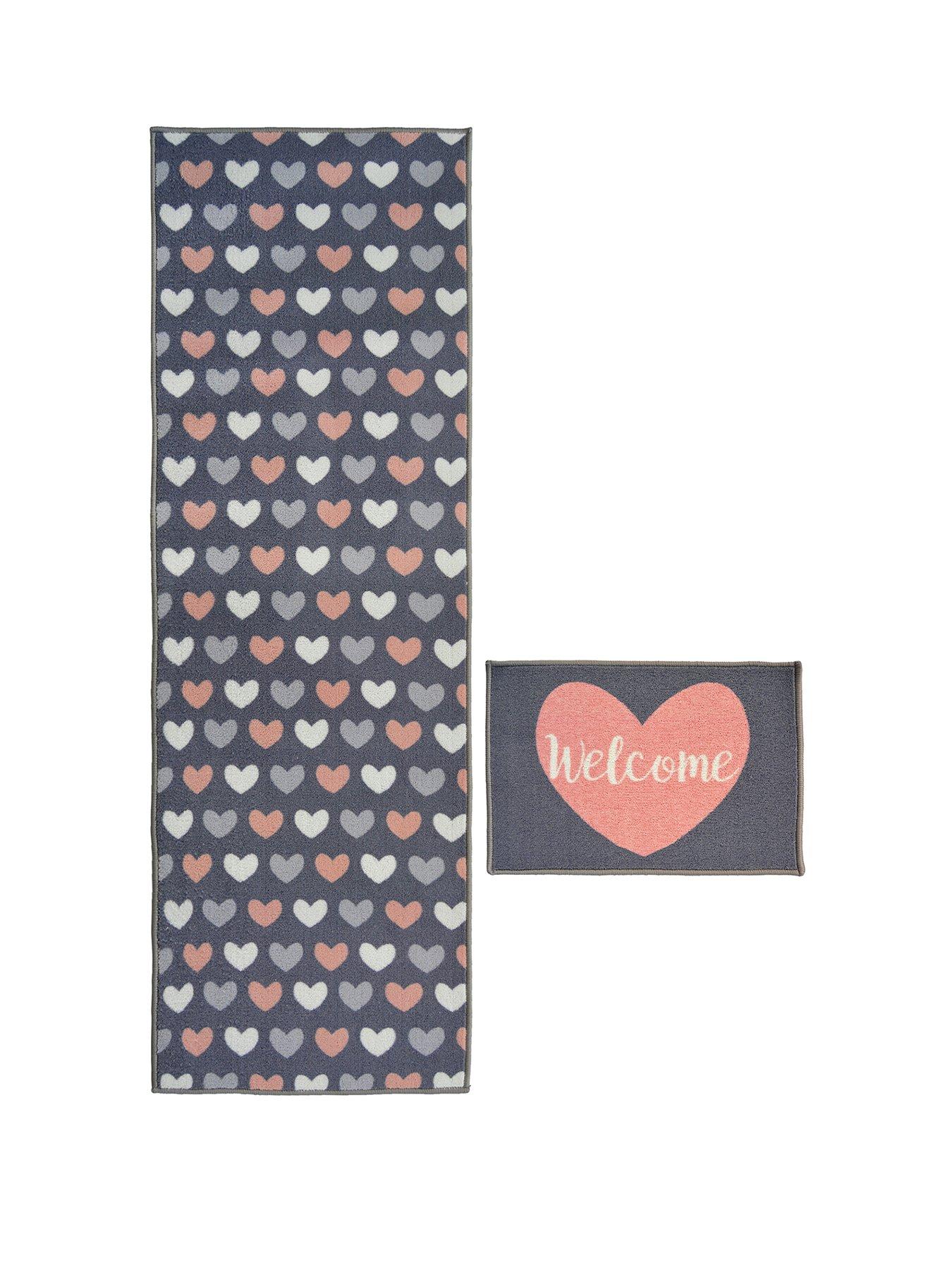 very-home-welcome-runner-amp-doormat-set-multistillFront