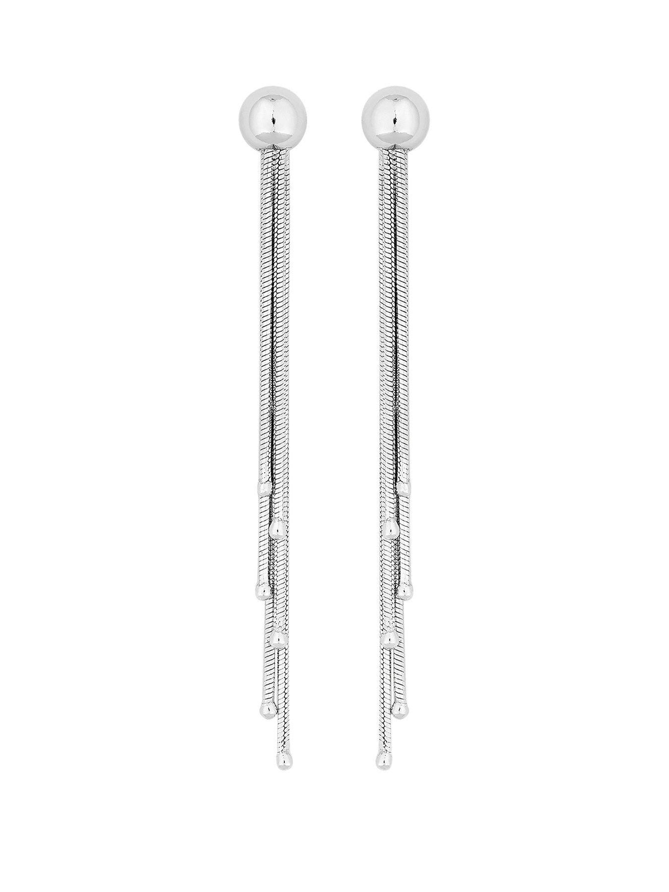 simply-silver-simply-silver-sterling-silver-925-tassel-drop-earrings