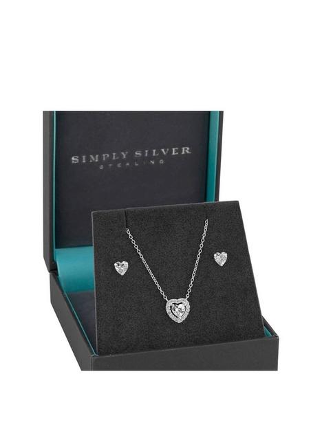 simply-silver-gift-boxed-sterling-silver-925-halo-heart-jewellery-set-9mm