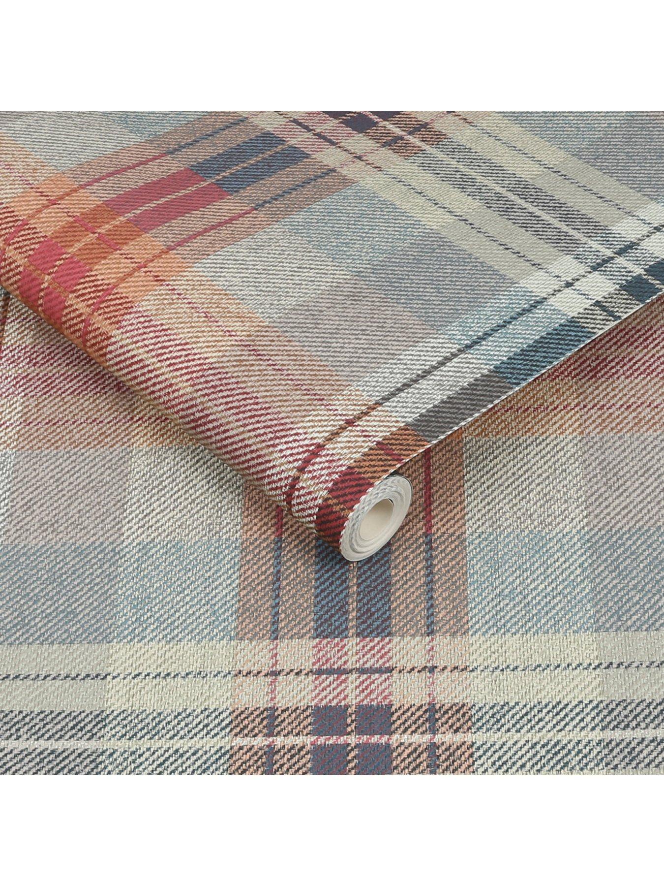 fresco-nbspcosy-tartan-redgreen-wallpaperstillFront