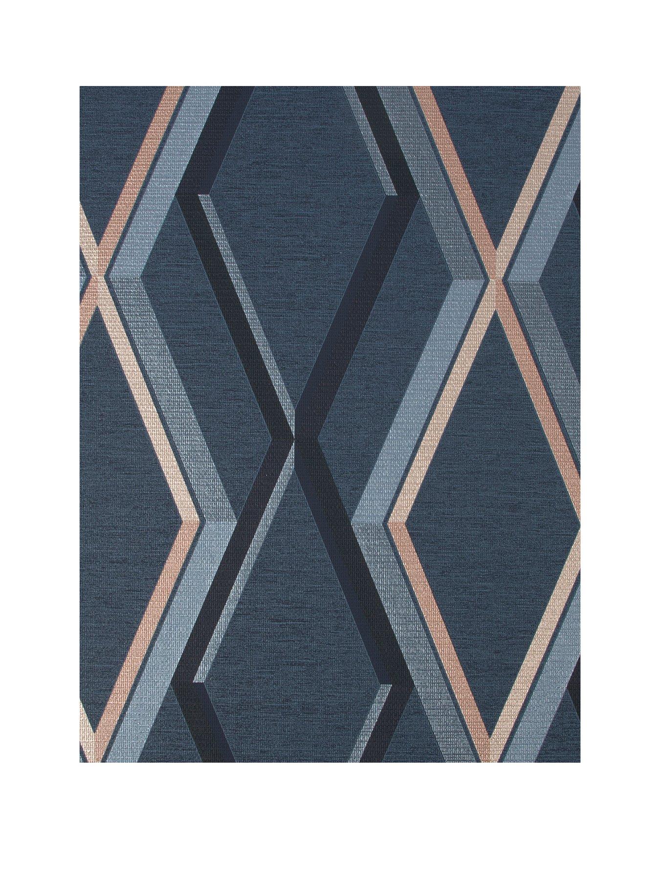 superfresco-easy-prestige-geo-navy-wallpaperstillFront