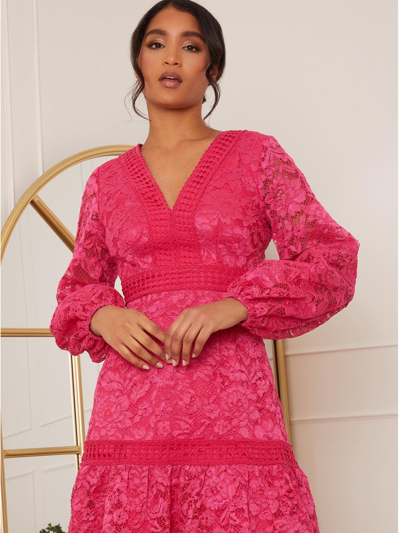 chi-chi-london-long-sleeve-lace-mini-dress--nbsppinkoutfit