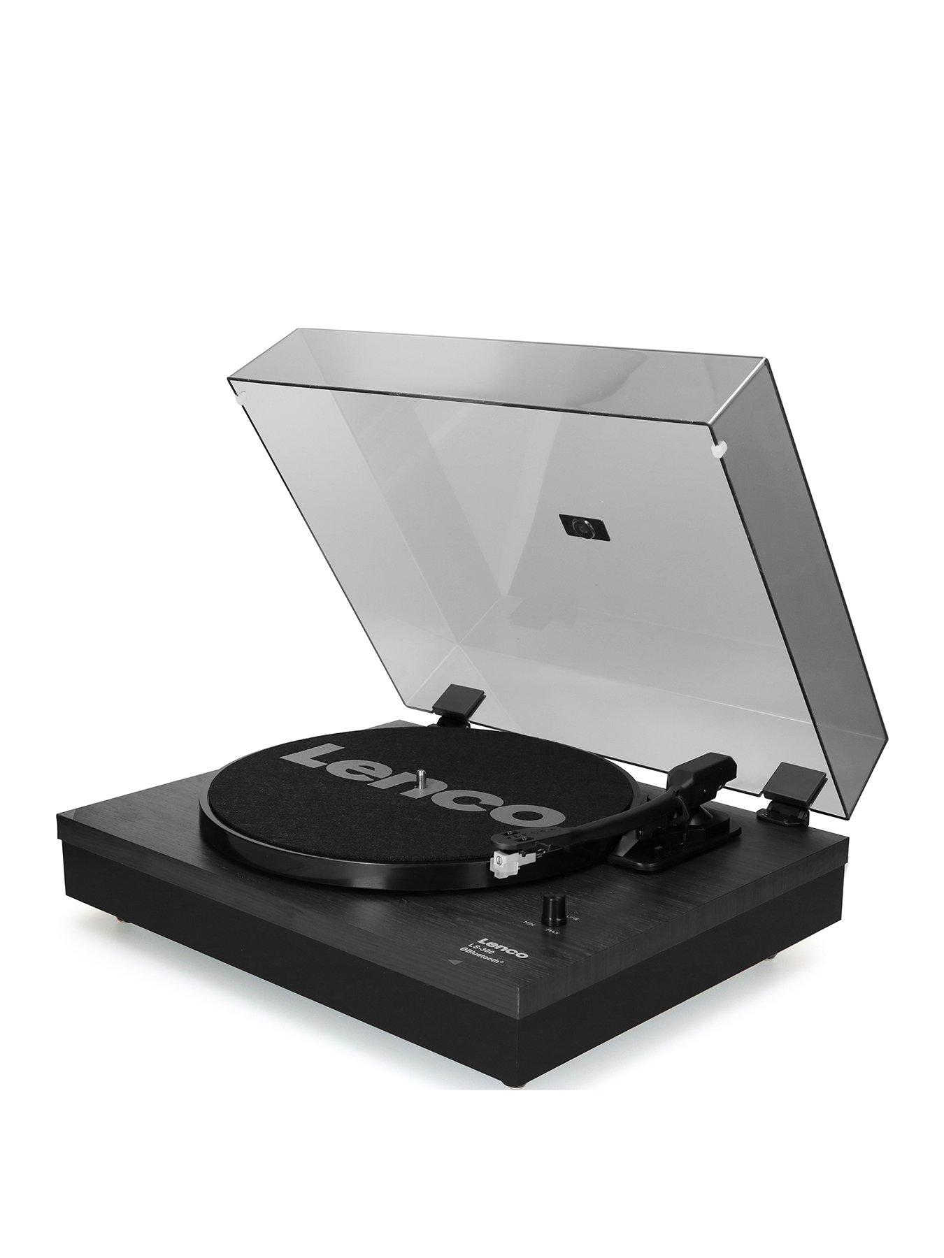 Image 2 of 8 of Lenco Lenco LS-300 Black Turntable and Hi Fi Speakers