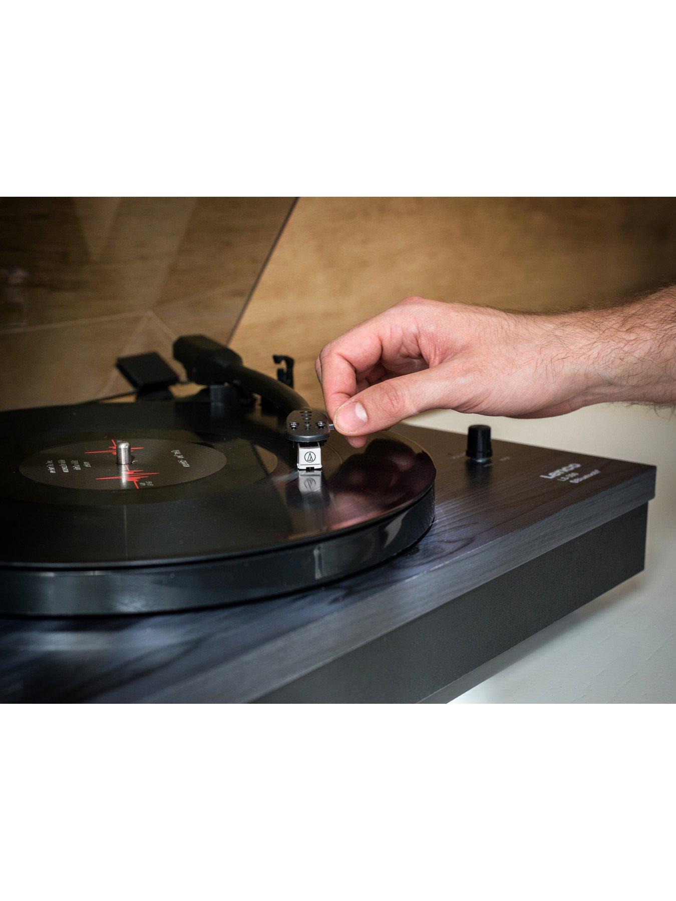 Image 6 of 8 of Lenco Lenco LS-300 Black Turntable and Hi Fi Speakers