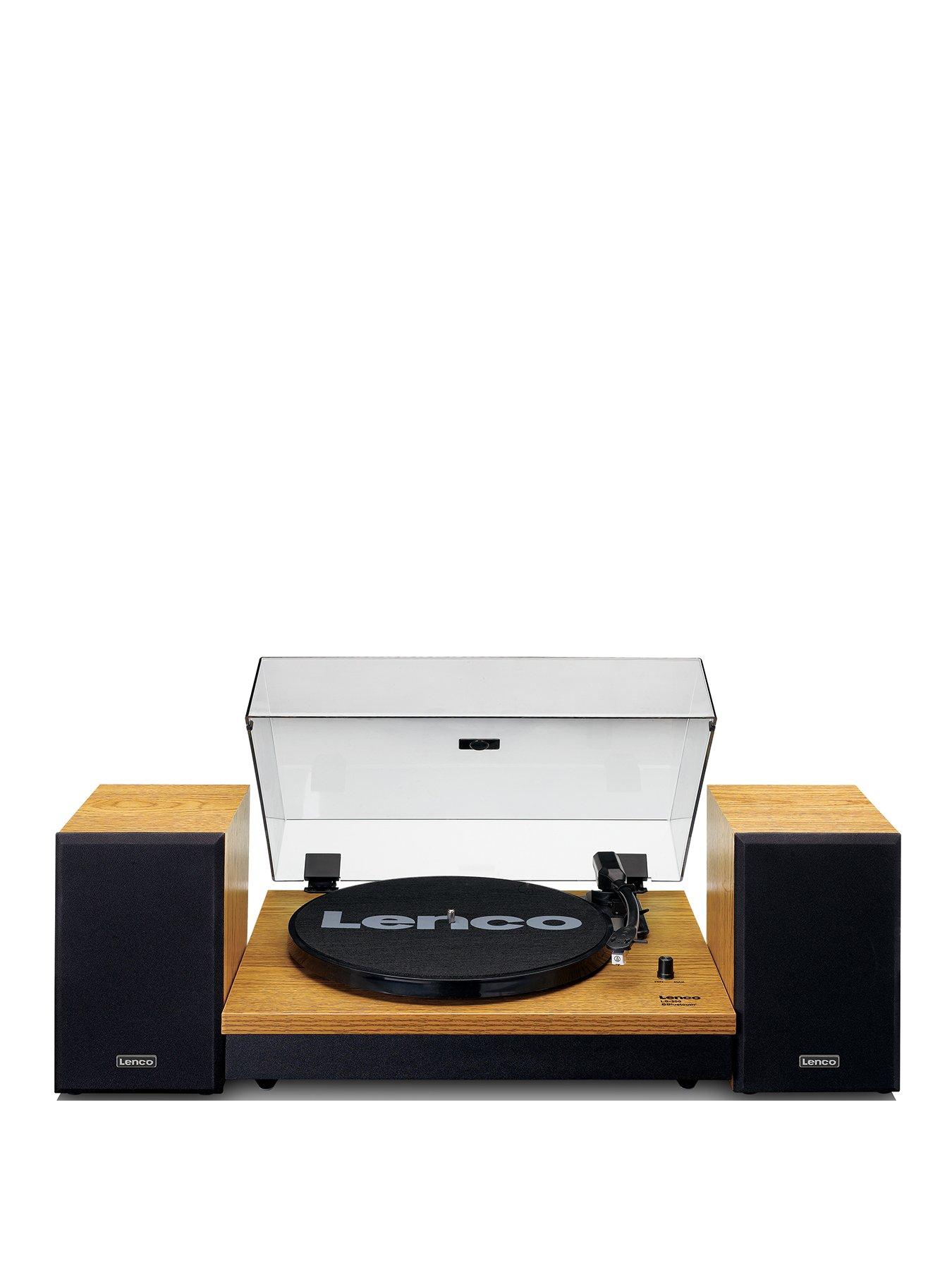 undefined Lenco LS-300 Wood Turntable and Hi Fi Speakers