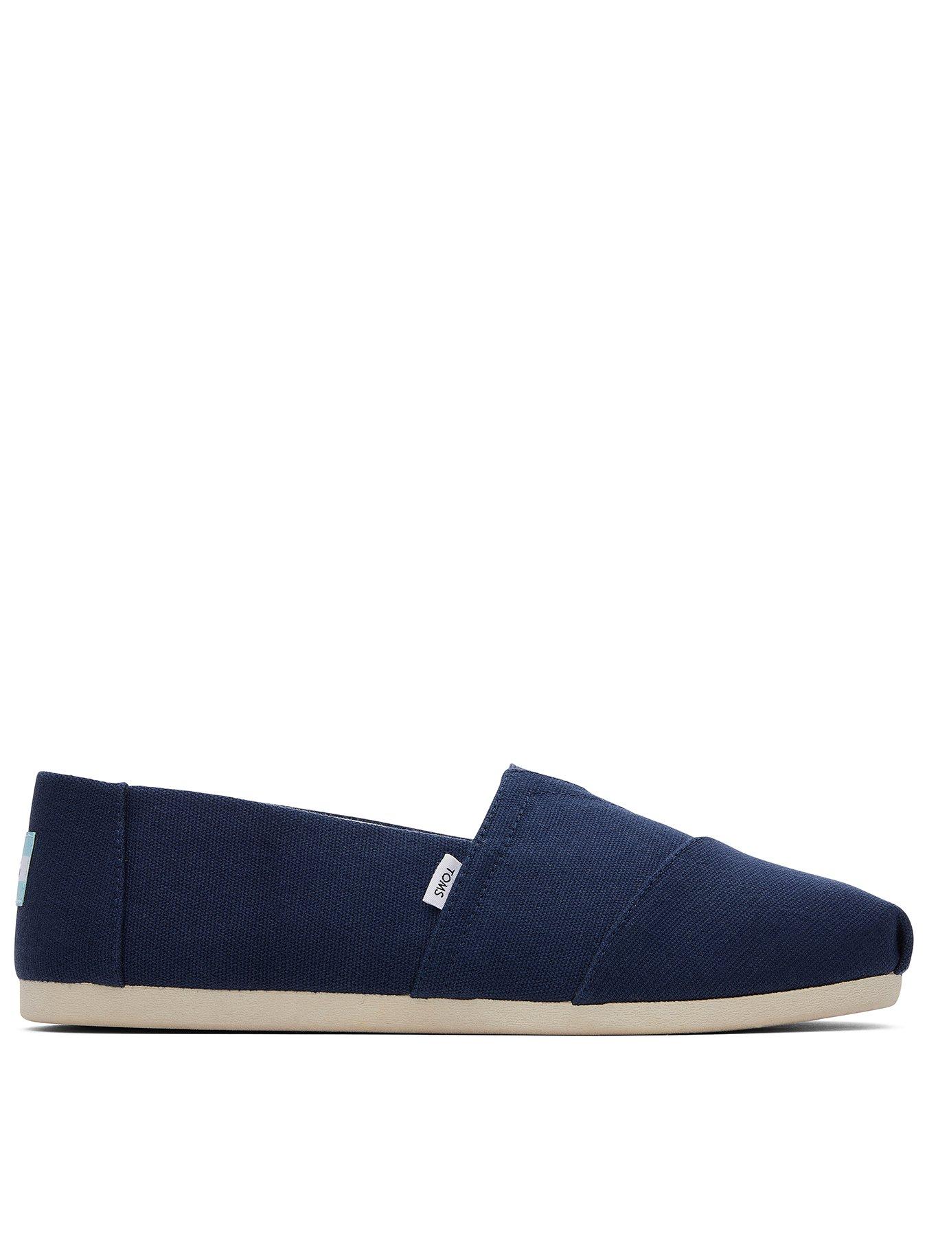 undefined Toms Men's Alpargata Cotton Canvas Slip-On Espadrille - Navy