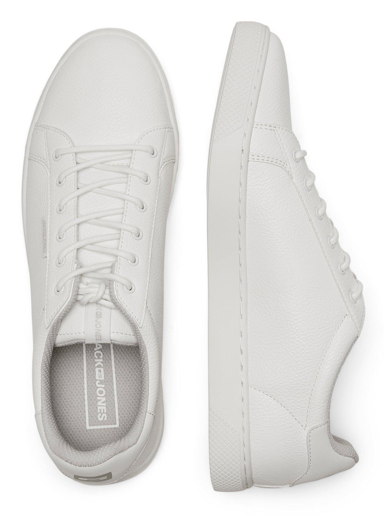 jack-jones-faux-leather-lace-up-trainers-whiteoutfit