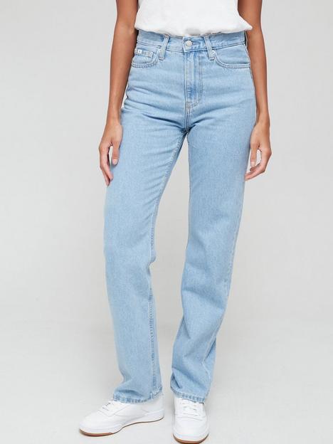calvin-klein-jeans-high-rise-straight-jeannbsp--blue