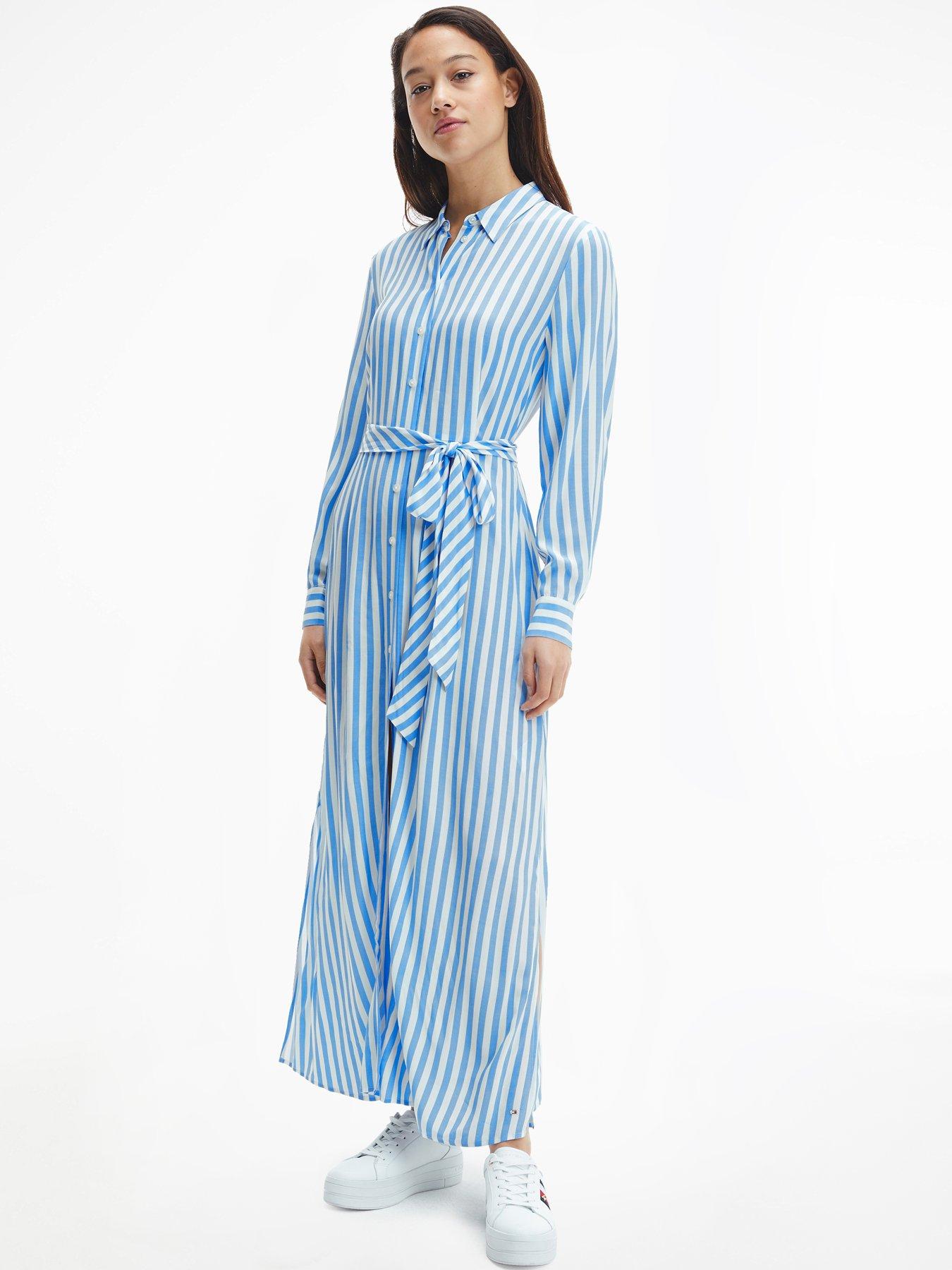 Tommy hilfiger deals striped shirt dress