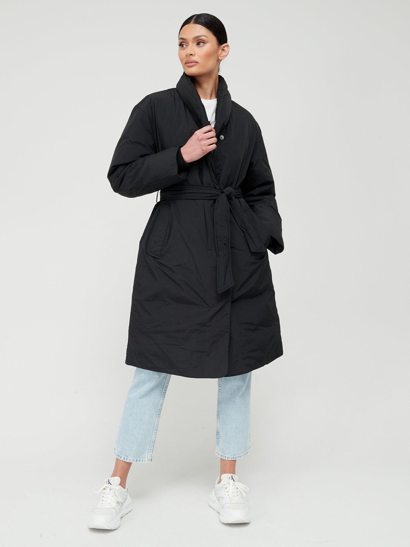 Down wrap outlet coat