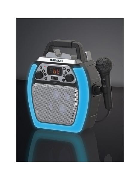 daewoo-compact-bluetooth-karaoke-machine