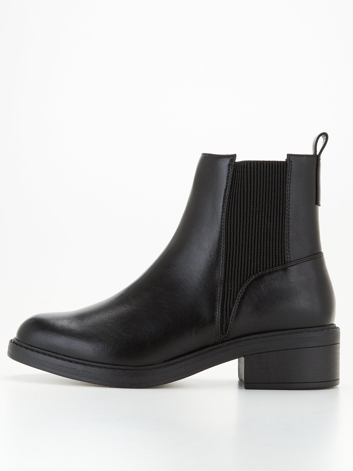 2 inch chelsea boots