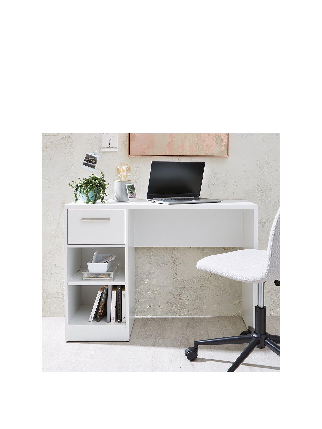 4 foot 2024 white desk