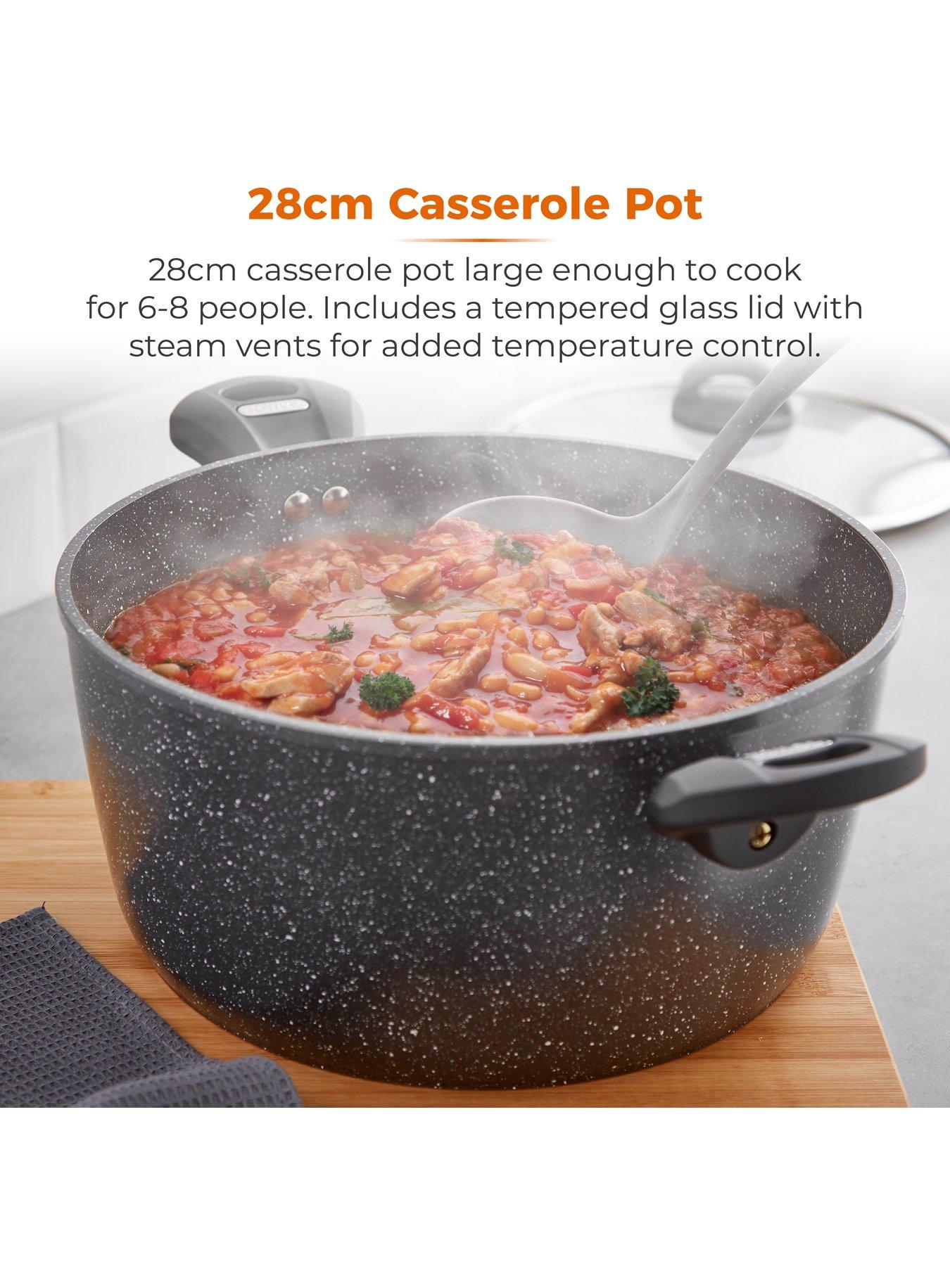 tower-cerastone-28-cm-casserole-panstillFront