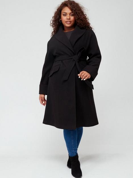 v-by-very-curve-smart-faux-wool-coat-black