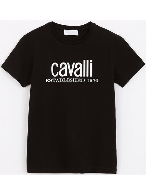 roberto-cavalli-kidsnbsplogo-t-shirt-black