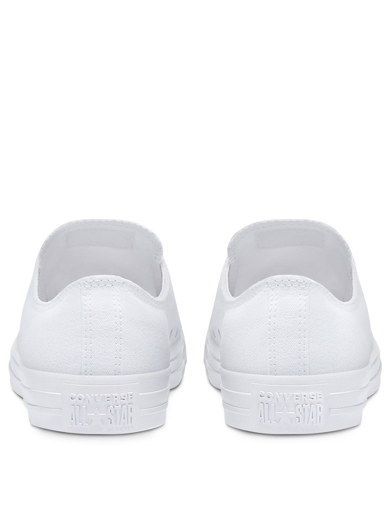 Image 2 of 7 of Converse Unisex Canvas Ox Trainers - White