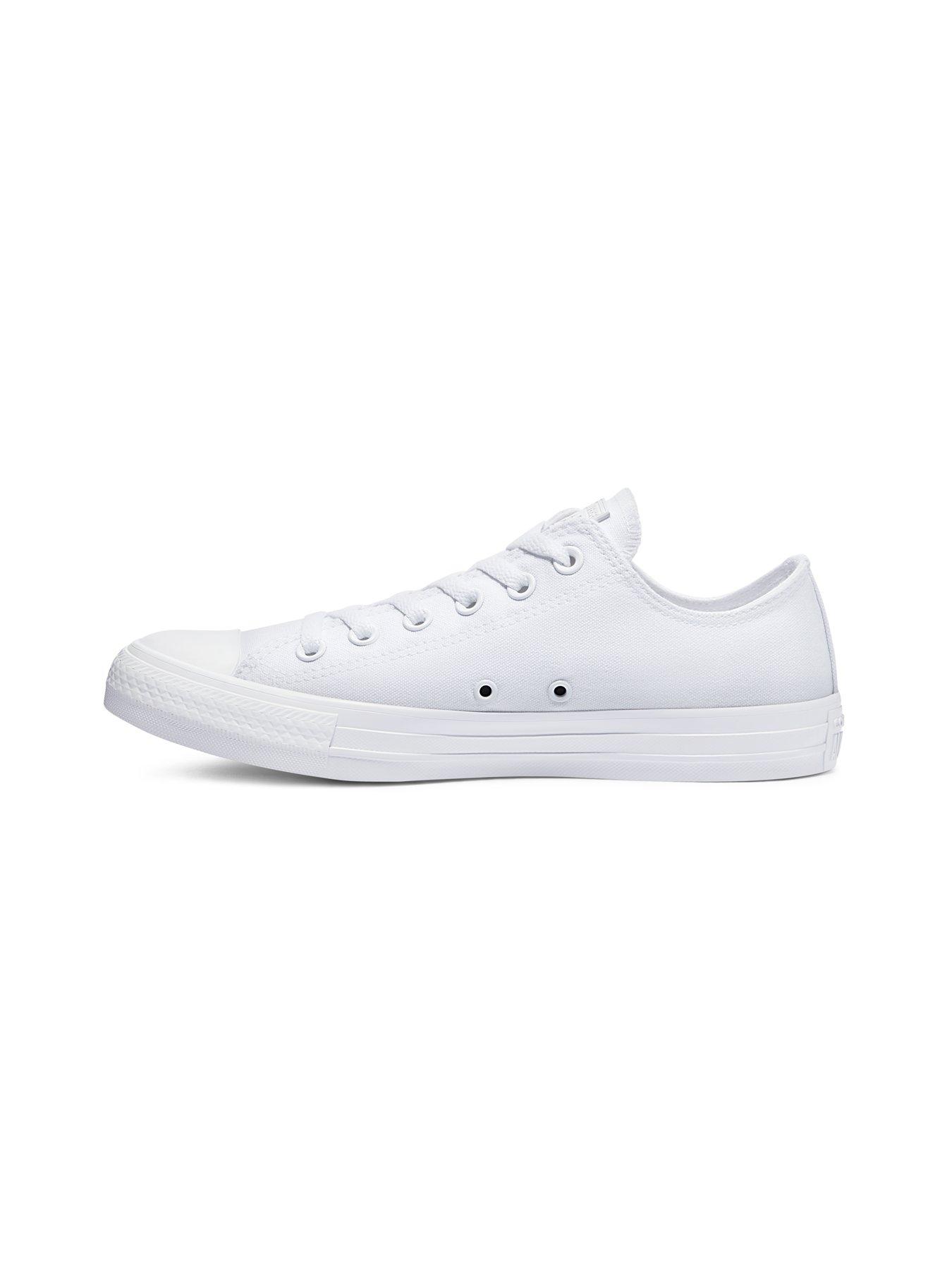 Image 6 of 7 of Converse Unisex Canvas Ox Trainers - White