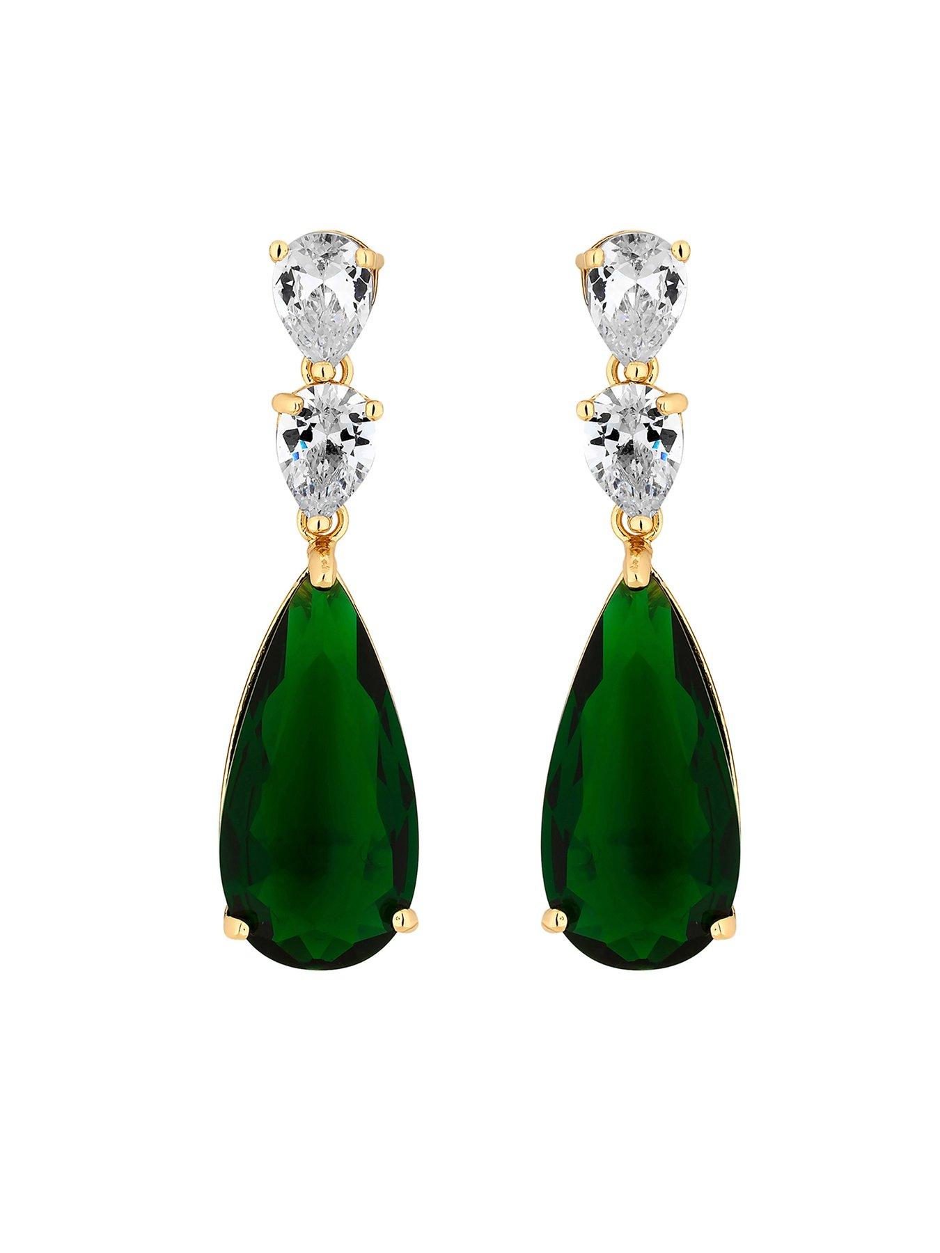 jon-richard-cubic-zirconia-emerald-green-pear-drop-earringoutfit