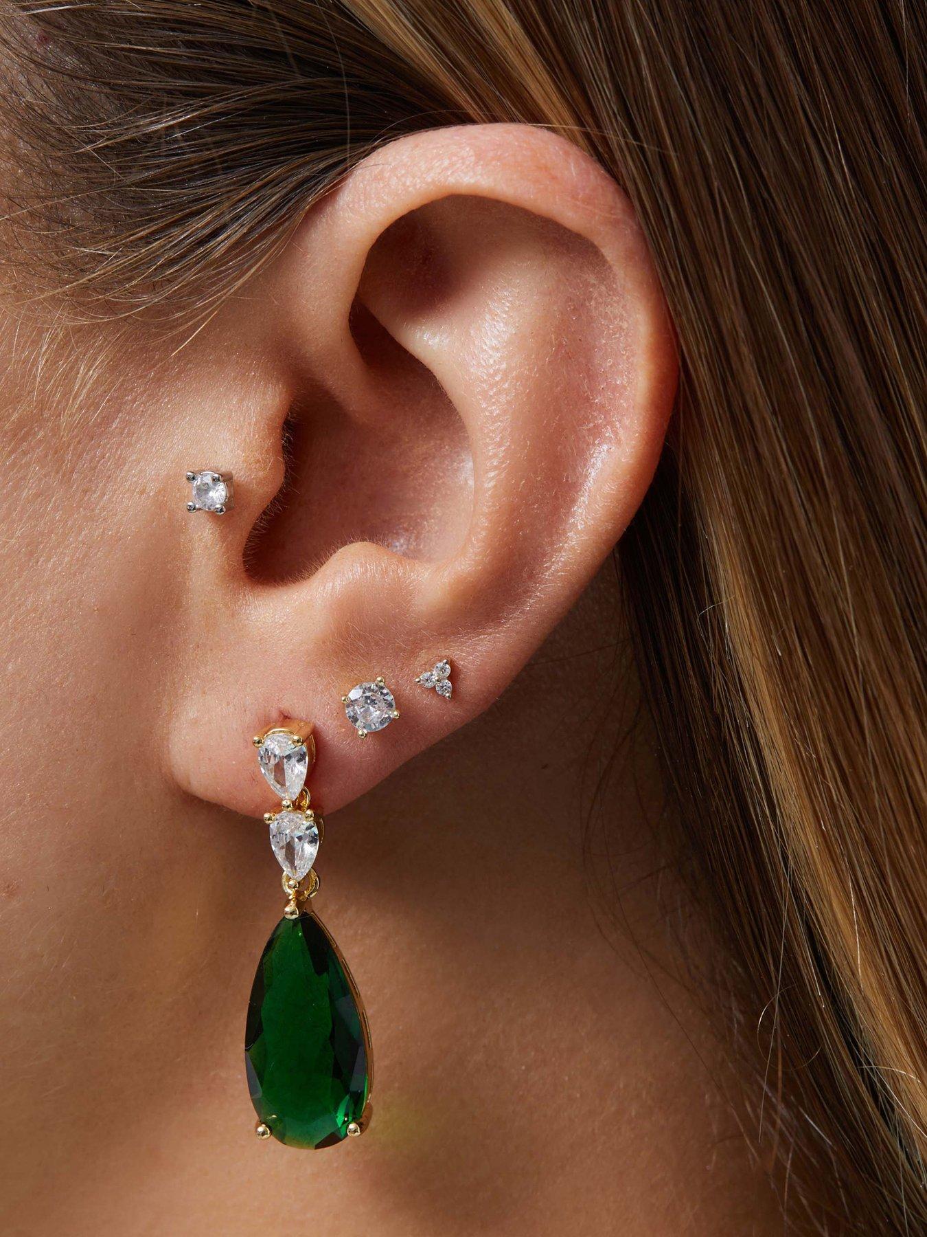 jon-richard-cubic-zirconia-emerald-green-pear-drop-earringdetail