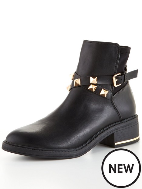 v-by-very-stud-trim-ankle-boot-black