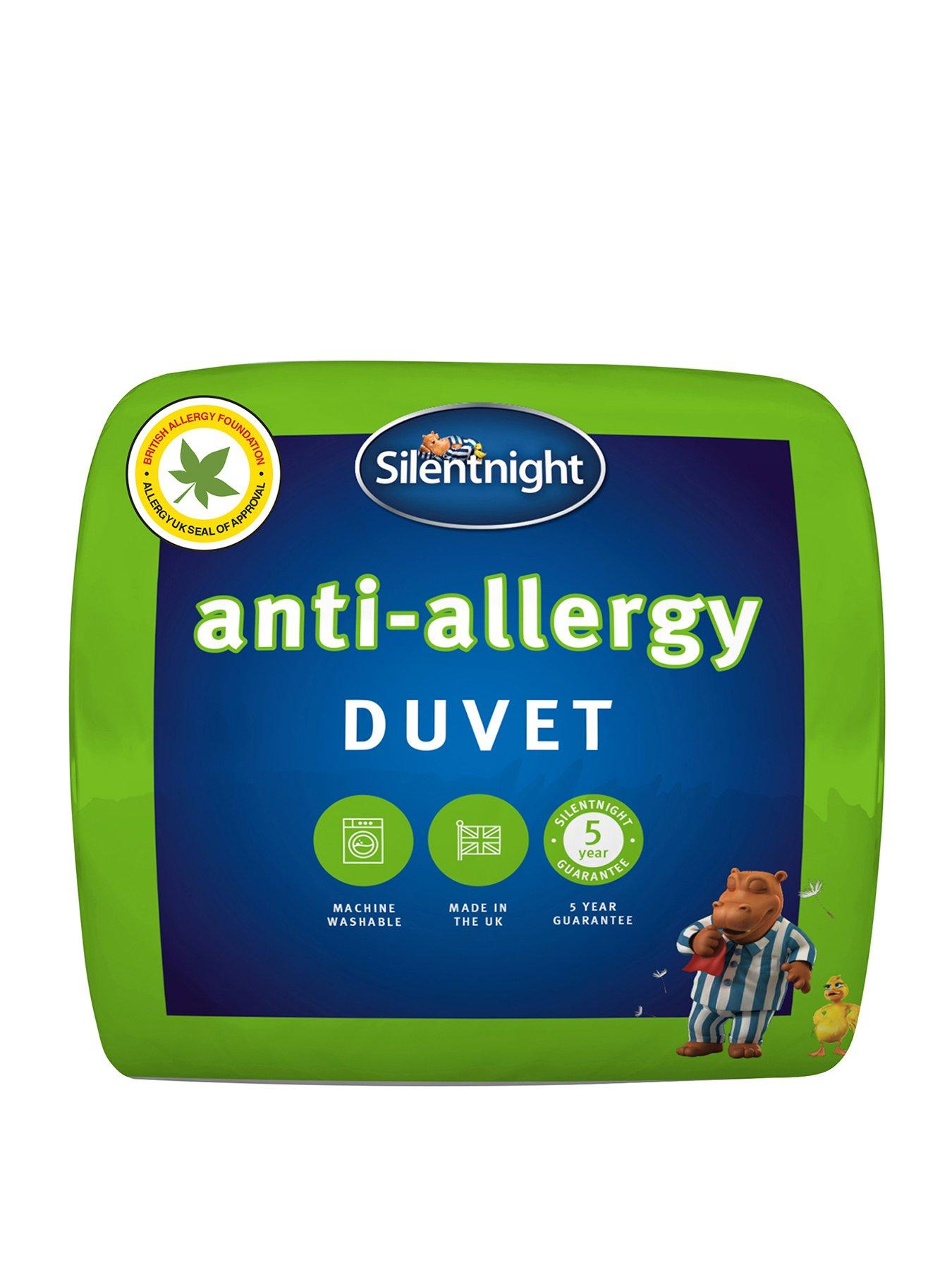 Silentnight Anti Allergy, Anti Bacterial 10.5 Tog Duvet - White