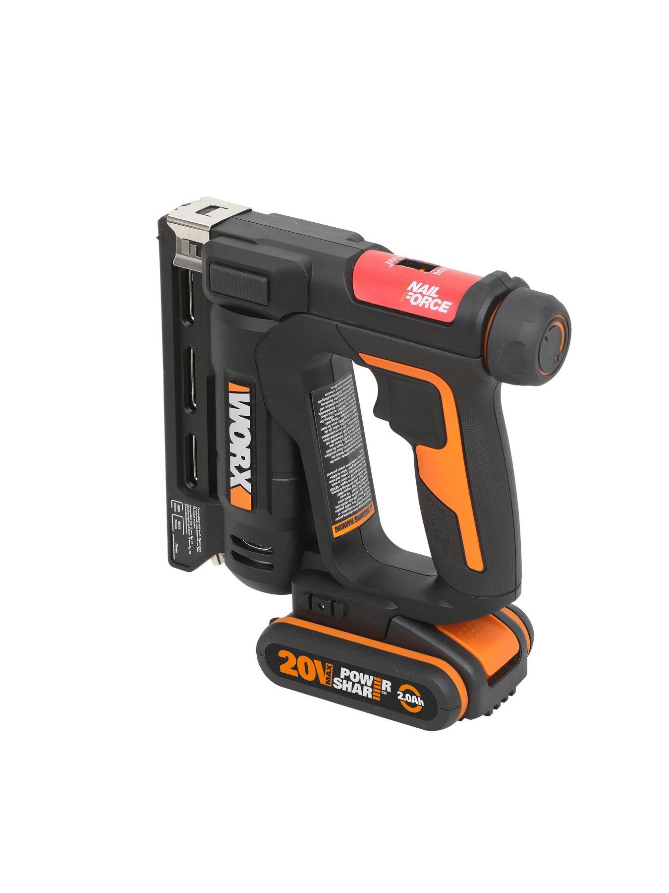 Worx WX843 20V Cordless Narrow Crown Stapler Very Ireland