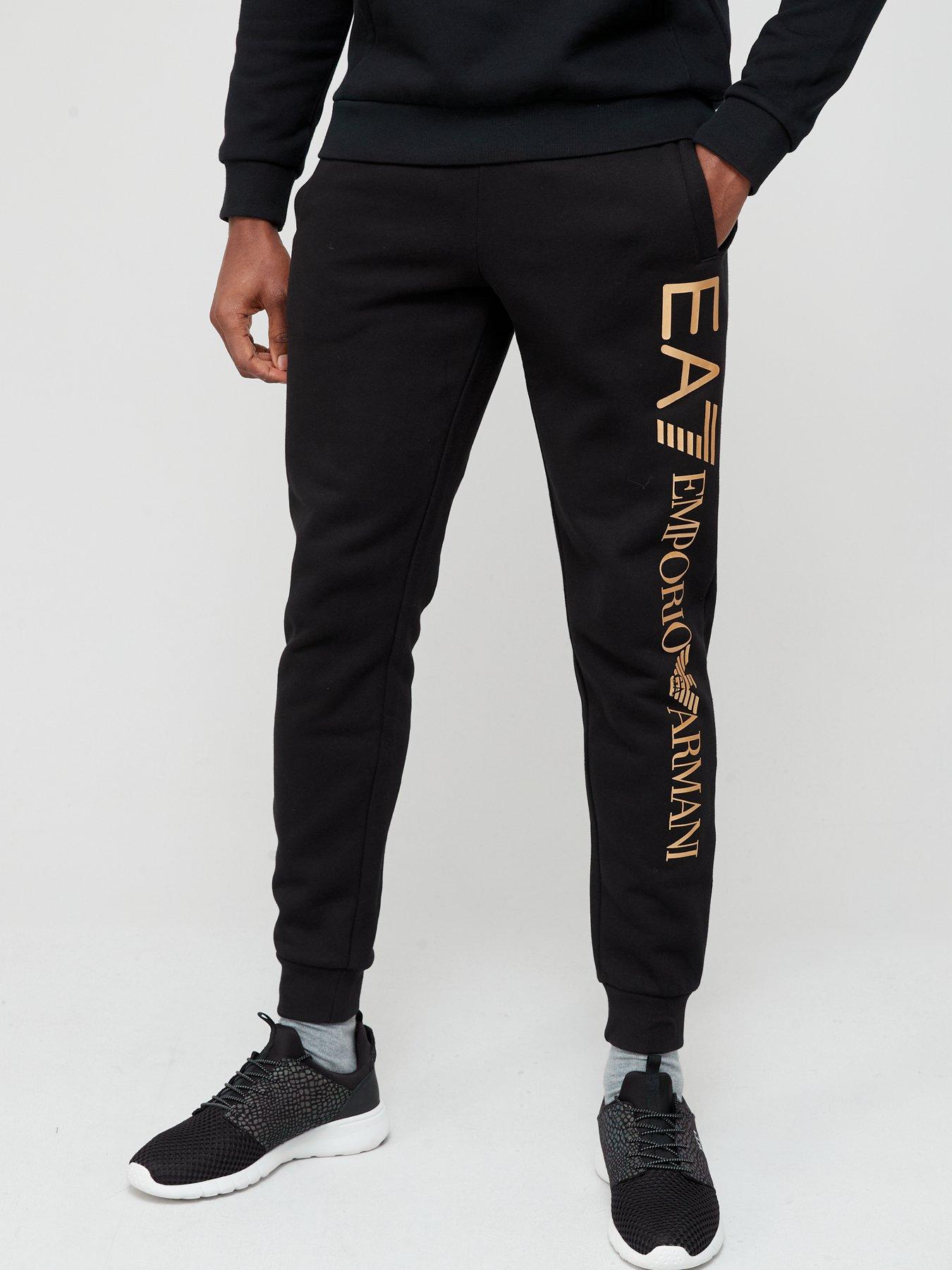 EA7 Emporio Armani Extended Logo Joggers Black Very Ireland