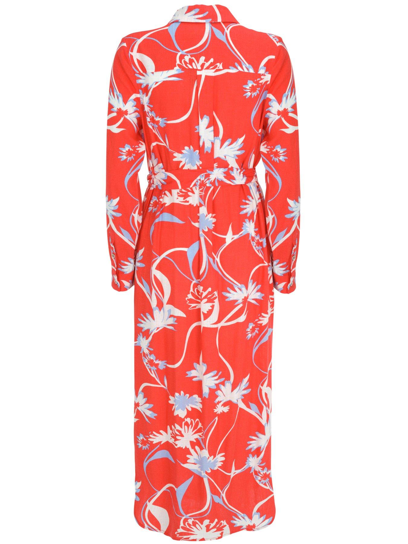 Mint velvet blossom outlet print shirt dress