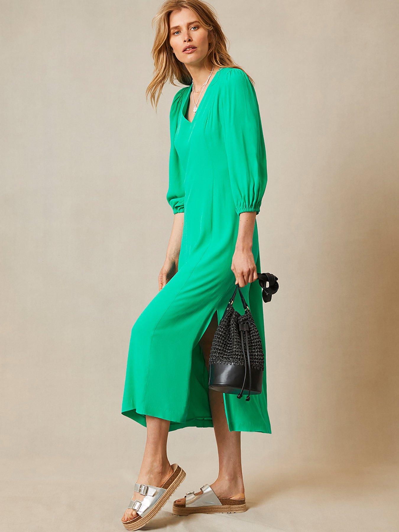 Mint velvet green outlet dress