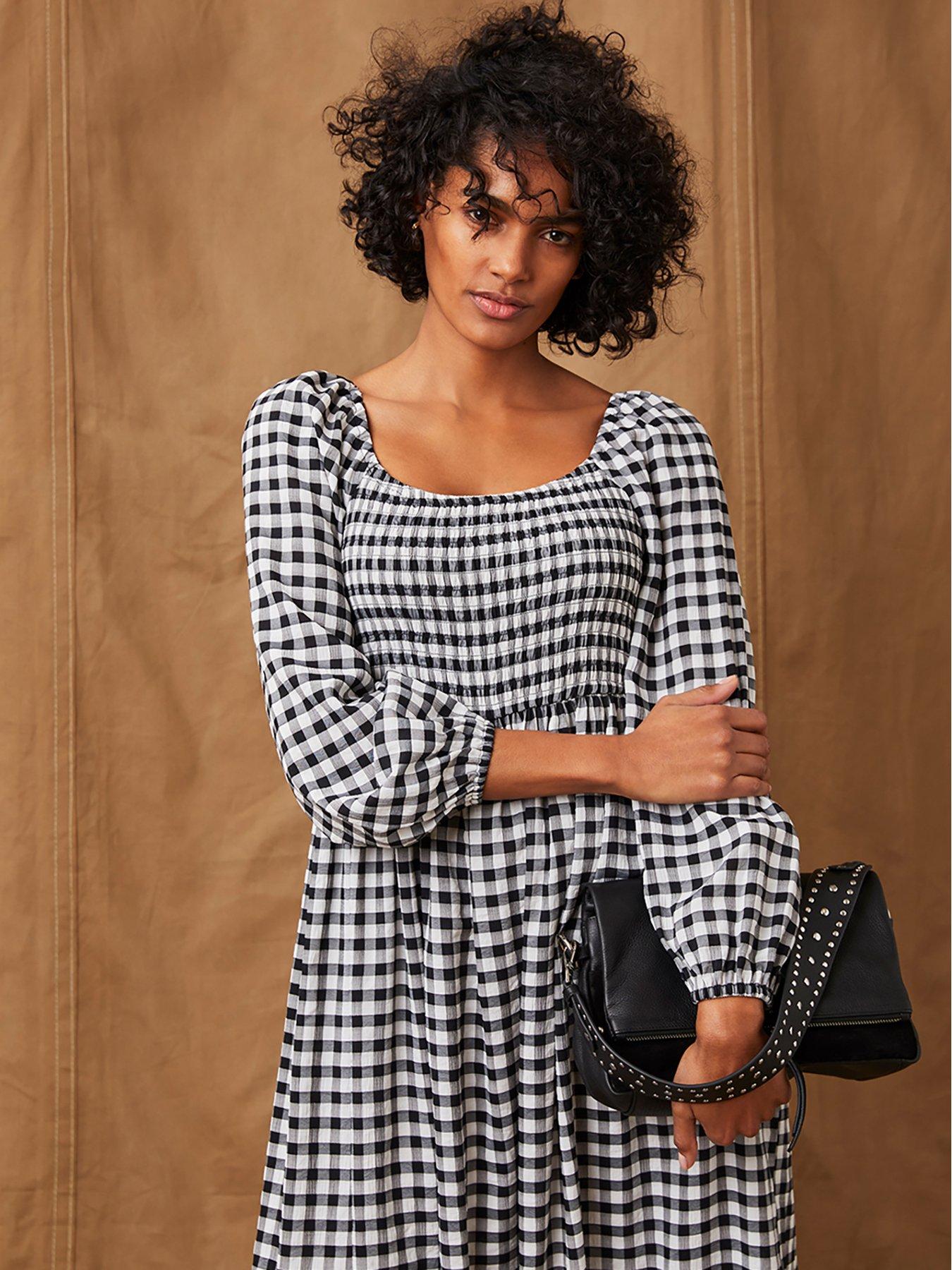Mint velvet gingham on sale dress