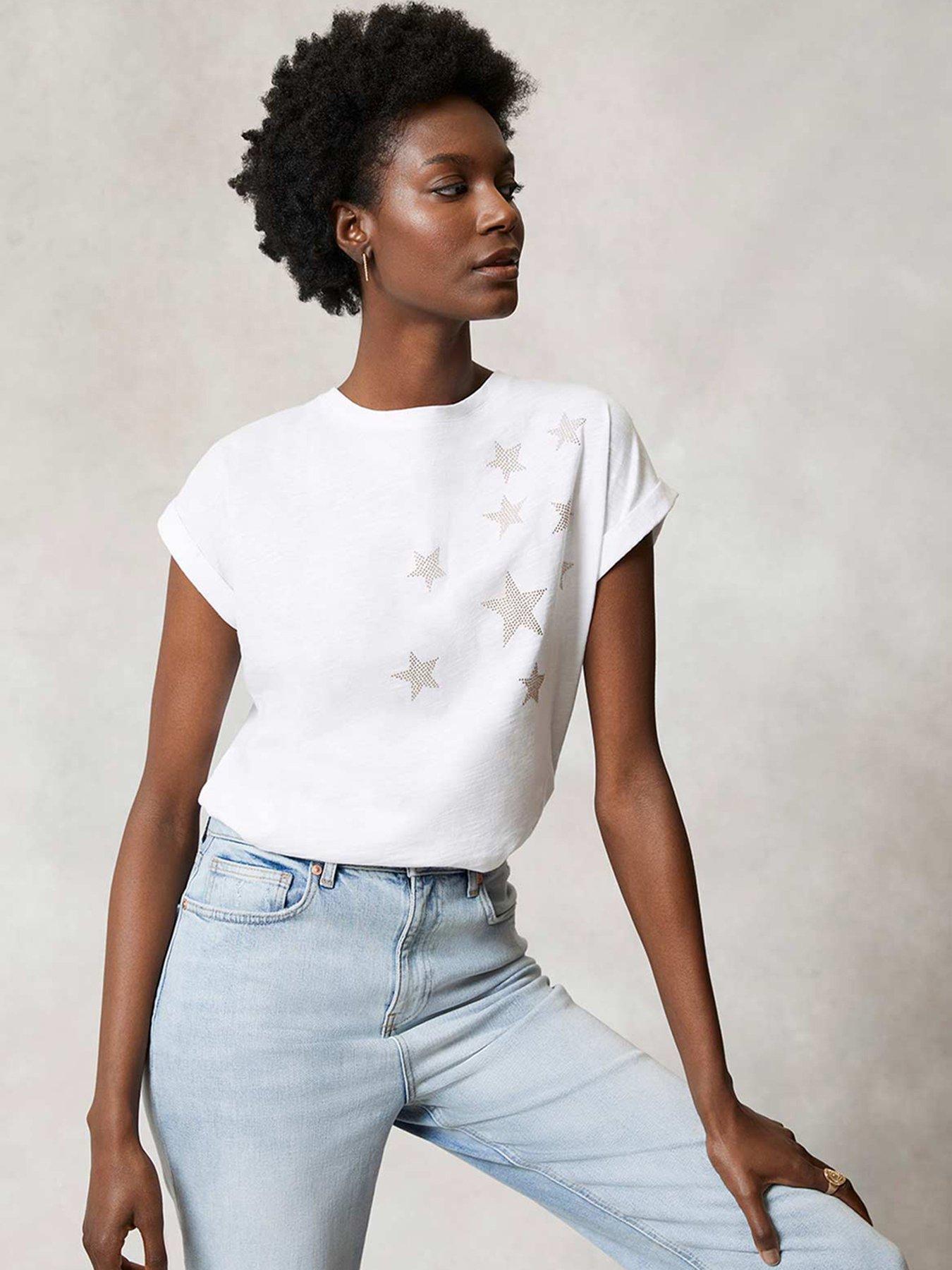 mint velvet star t shirt