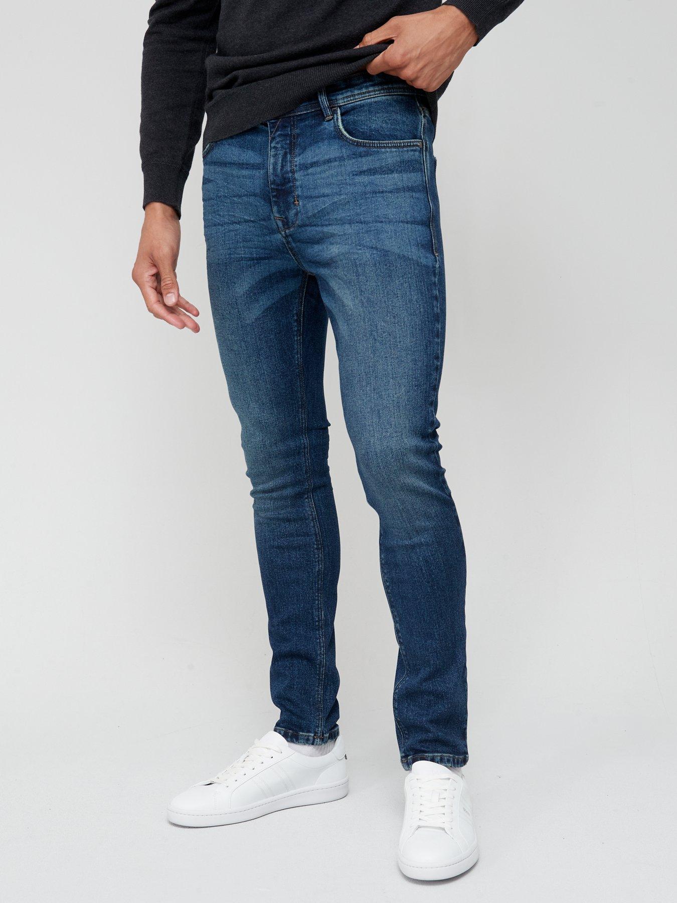 Mens skinny hot sale jeans