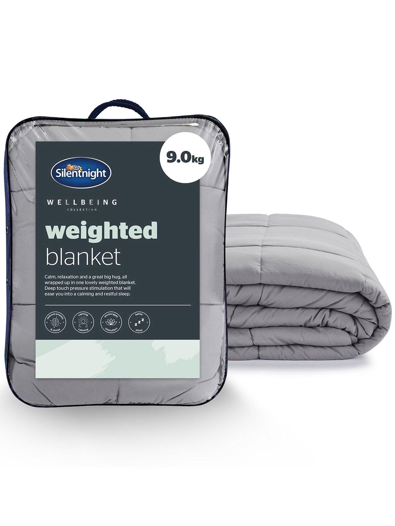 undefined Wellbeing Adult Weighted Blanket - 9kg - Grey