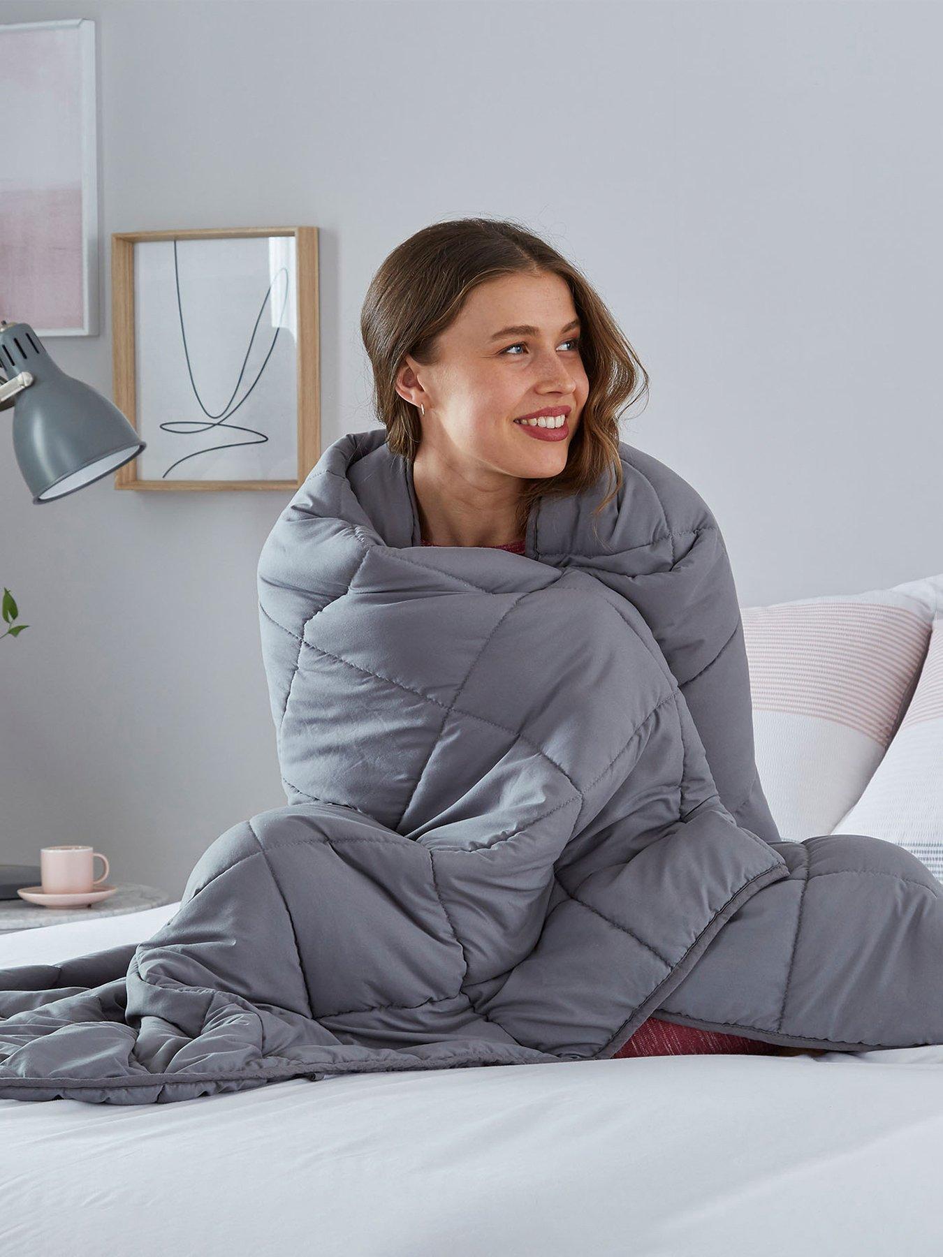 Image 1 of 7 of Silentnight Wellbeing Adult Weighted Blanket - 9kg - Grey