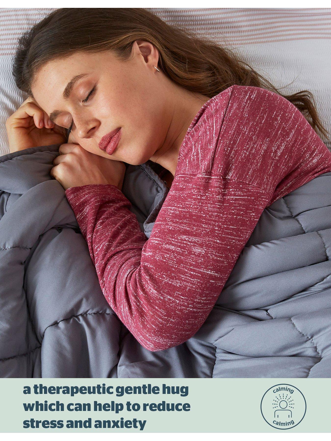 Silentnight Wellbeing Adult Weighted Blanket 9kg Grey Very