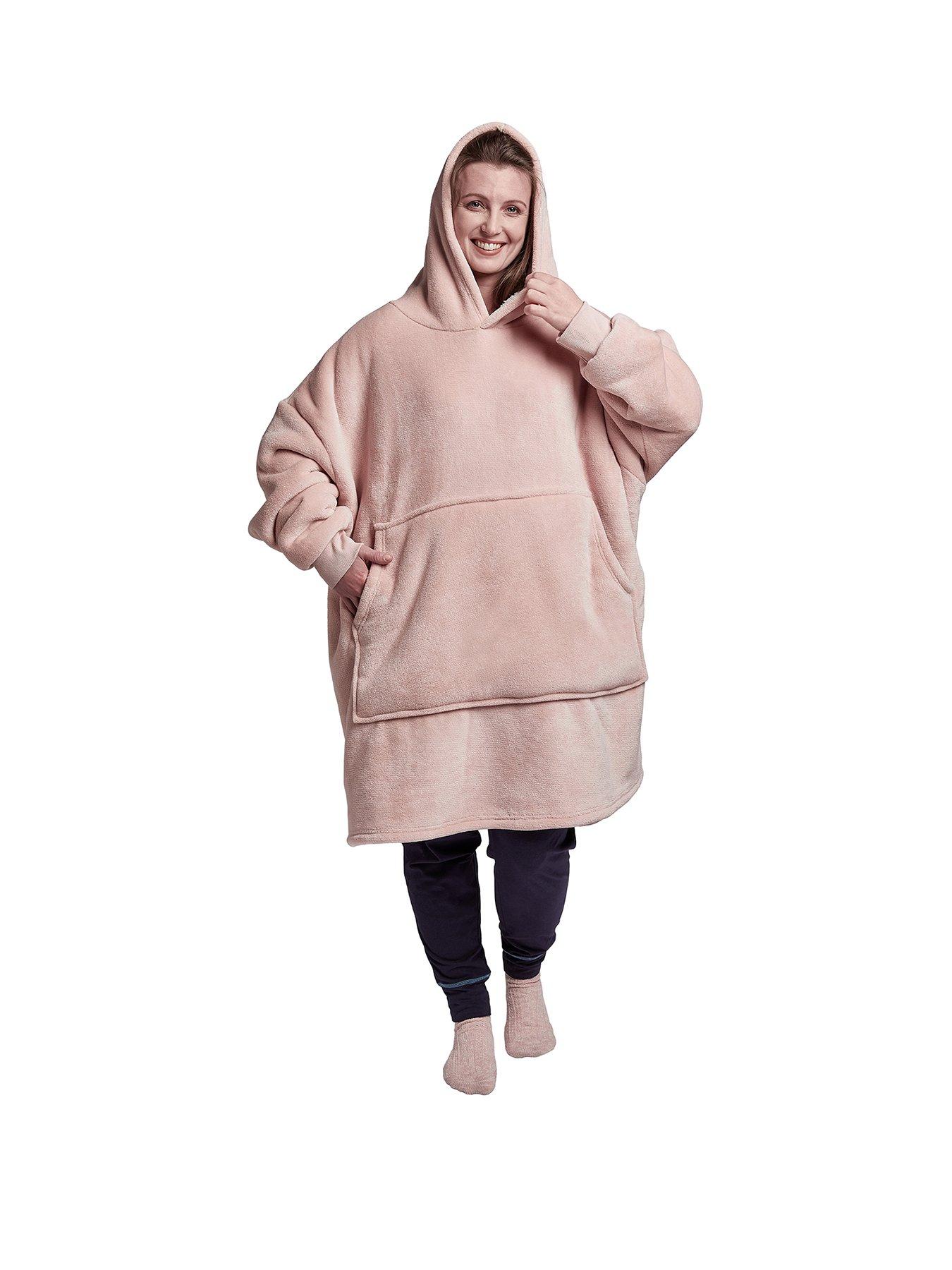 Silentnight Oversized Fleece Hoodie - Blush | Very Ireland