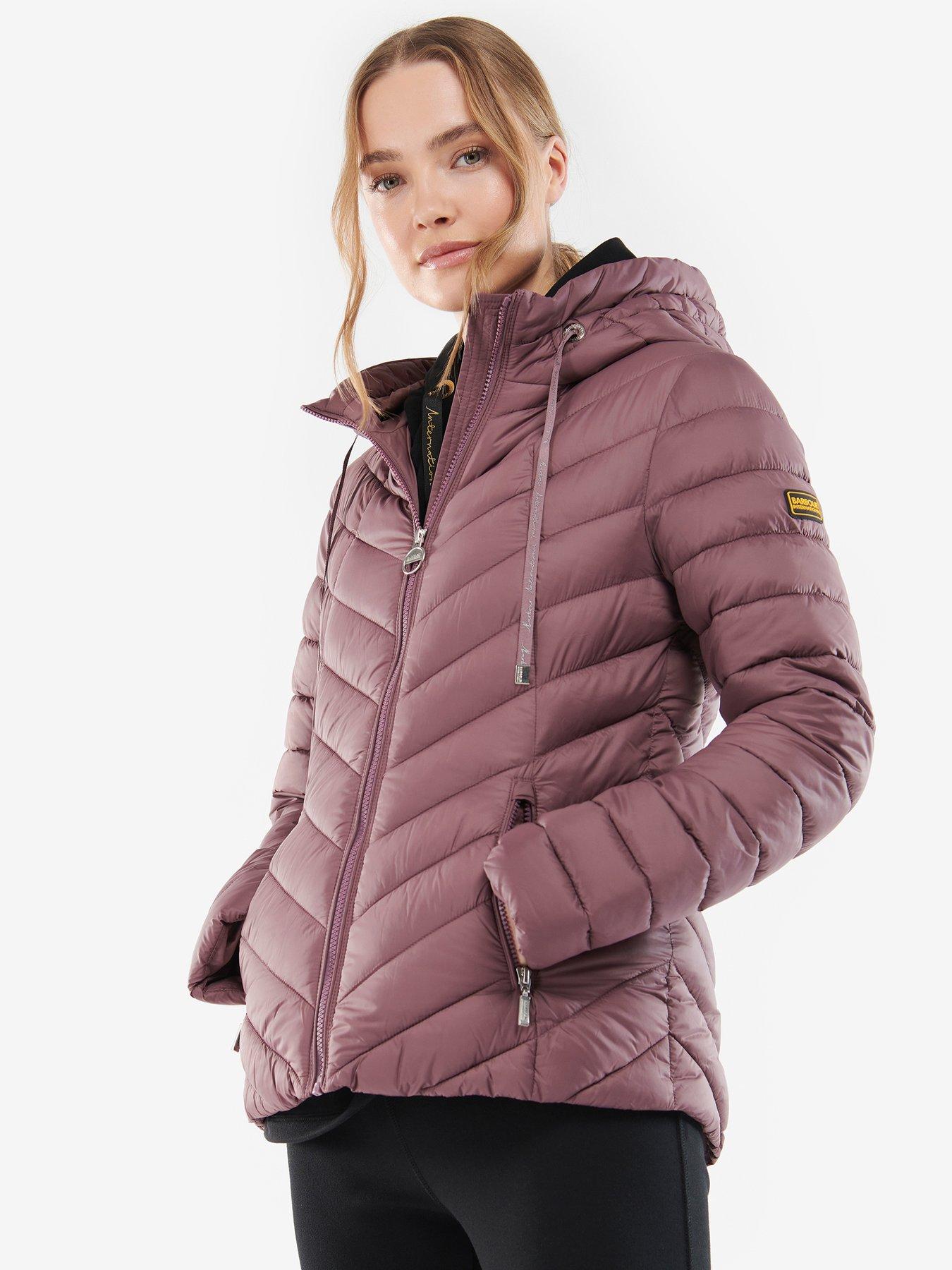 Barbour International Boxster Lightweight Quilted Jacket Pink