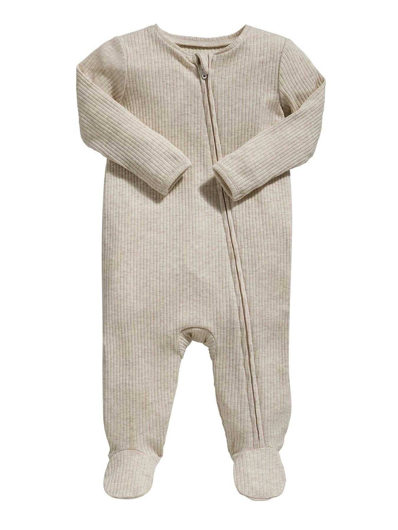 mamas-papas-unisex-baby-basics-sleepsuit-oatmeal