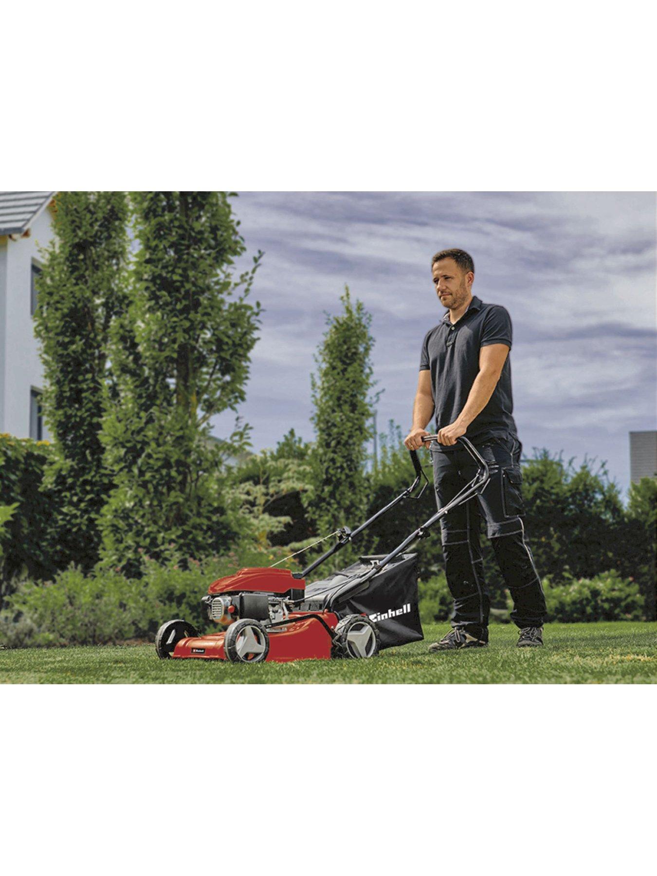 Einhell petrol deals mower