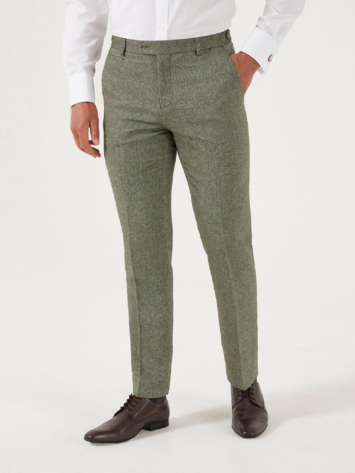 undefined Jude Tailored Trousers - Green