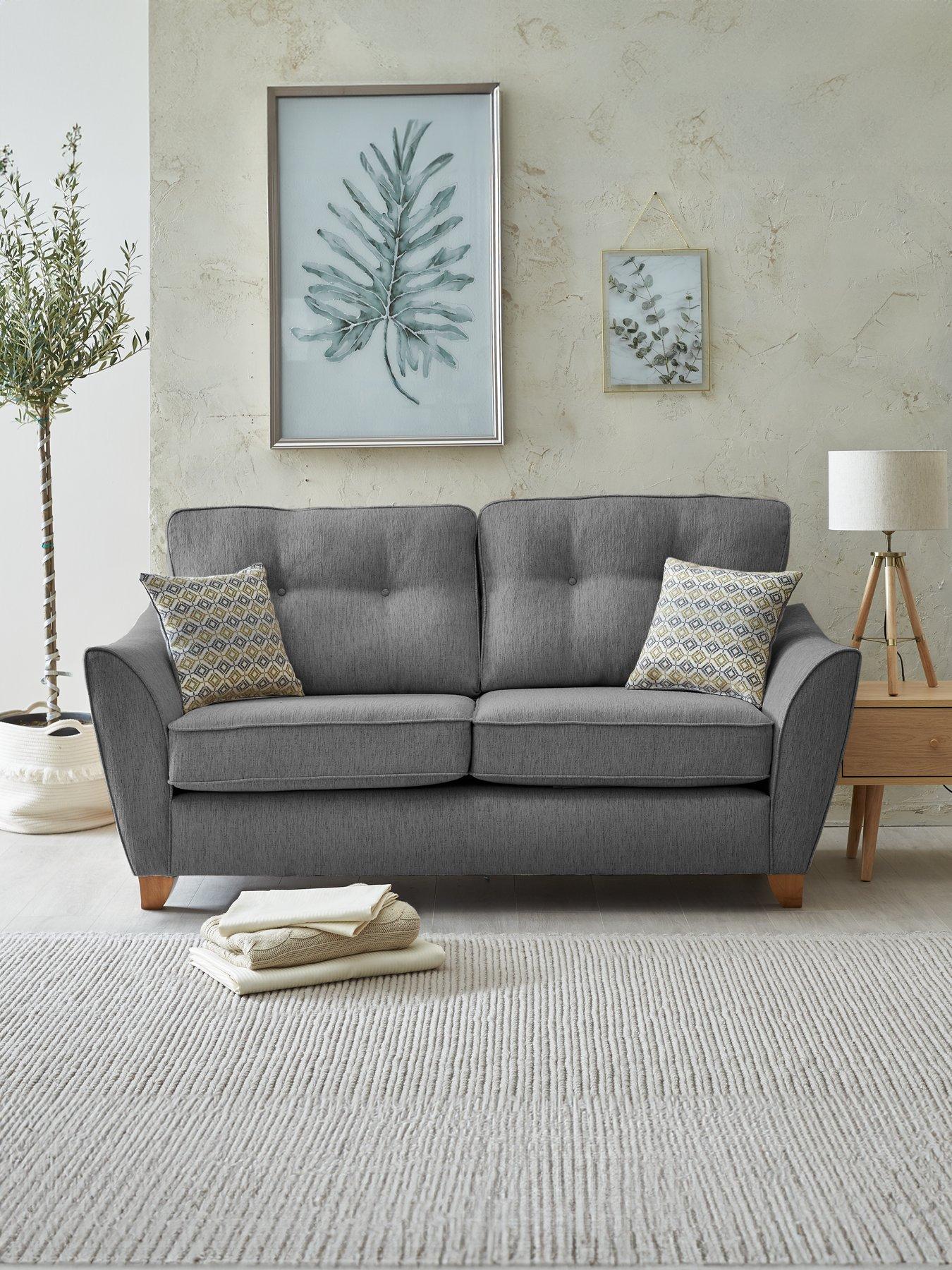 very-home-ashley-fabric-2-seater-sofafront