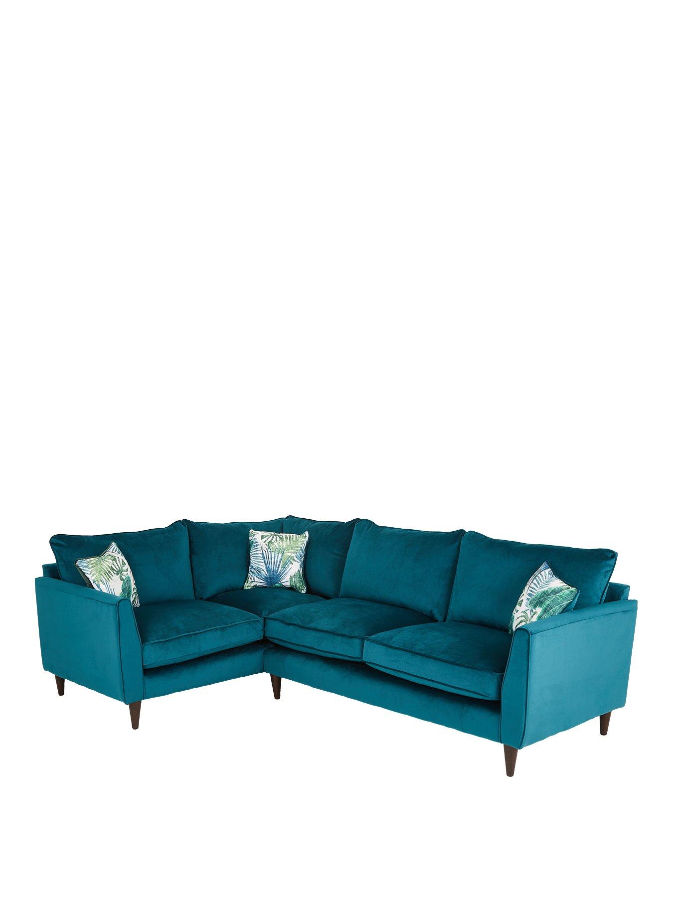 Image 2 of 5 of Very Home Pasha Small Fabric Left Hand Chaise Sofa - Made to order&nbsp;in the UK