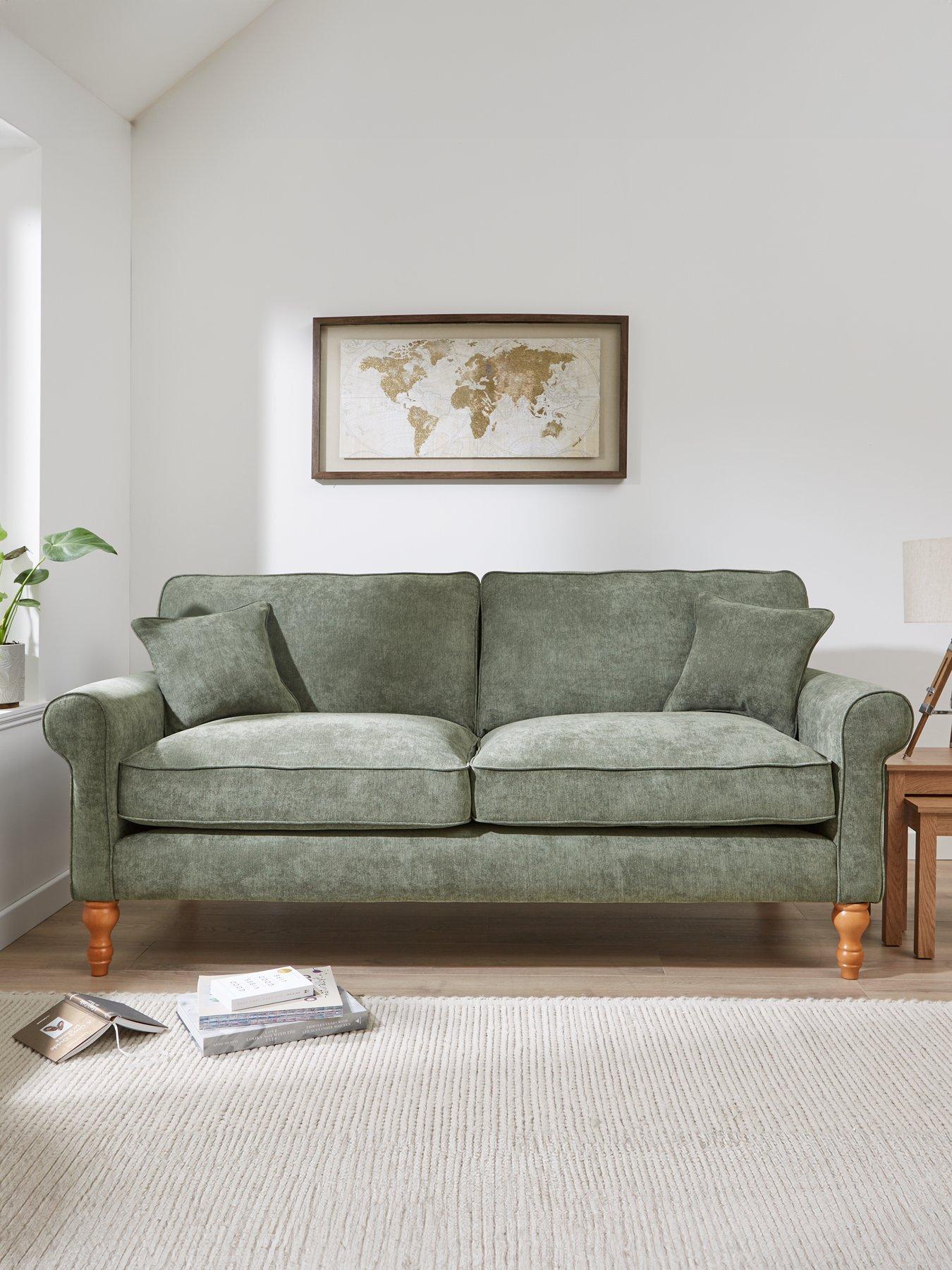 The Very Collection William Fabric 3 Seater Sofa - Made in the UK