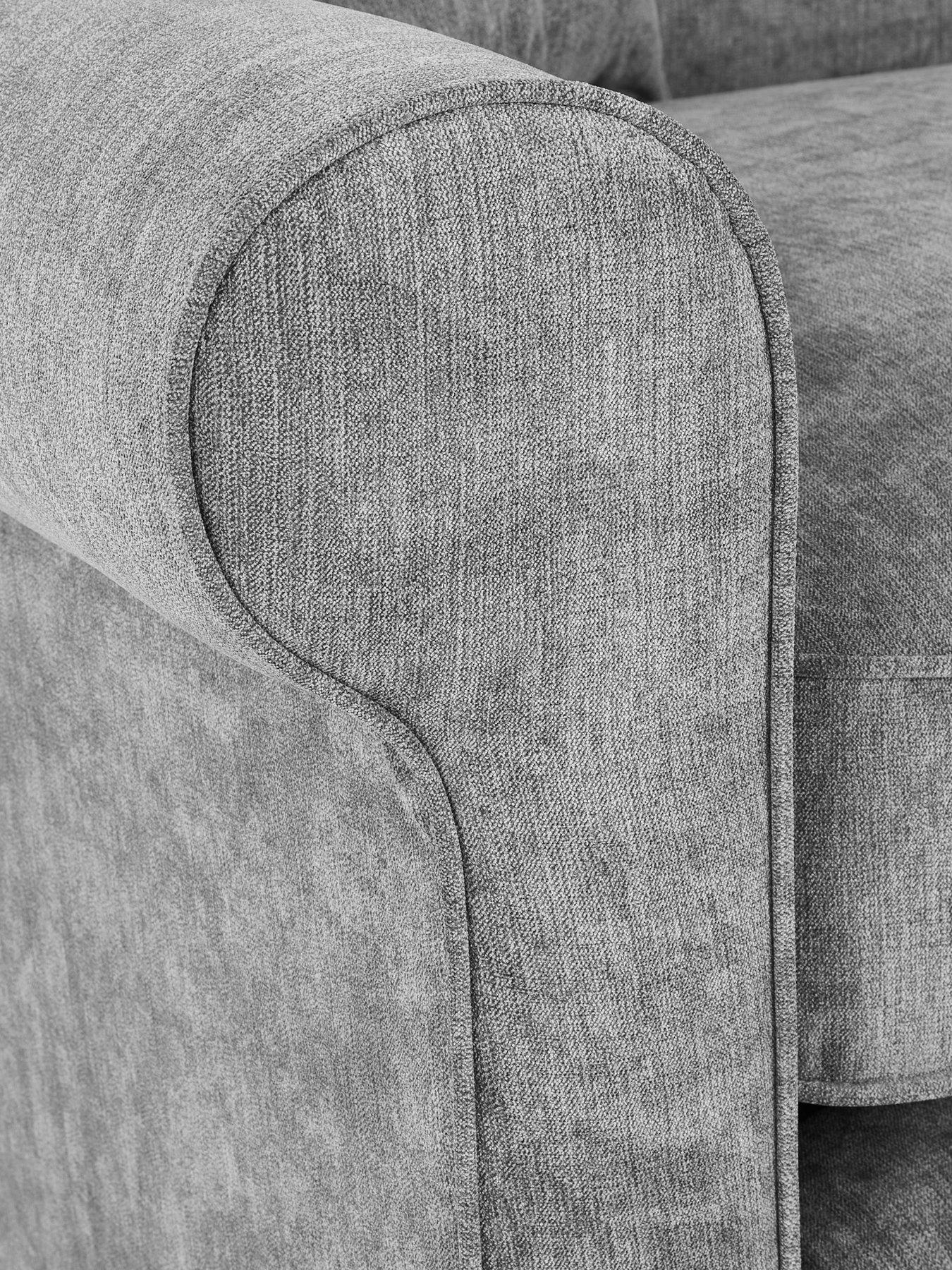 Image 4 of 5 of Very Home William Fabric 3 Seater Sofa&nbsp;- Made in the UK
