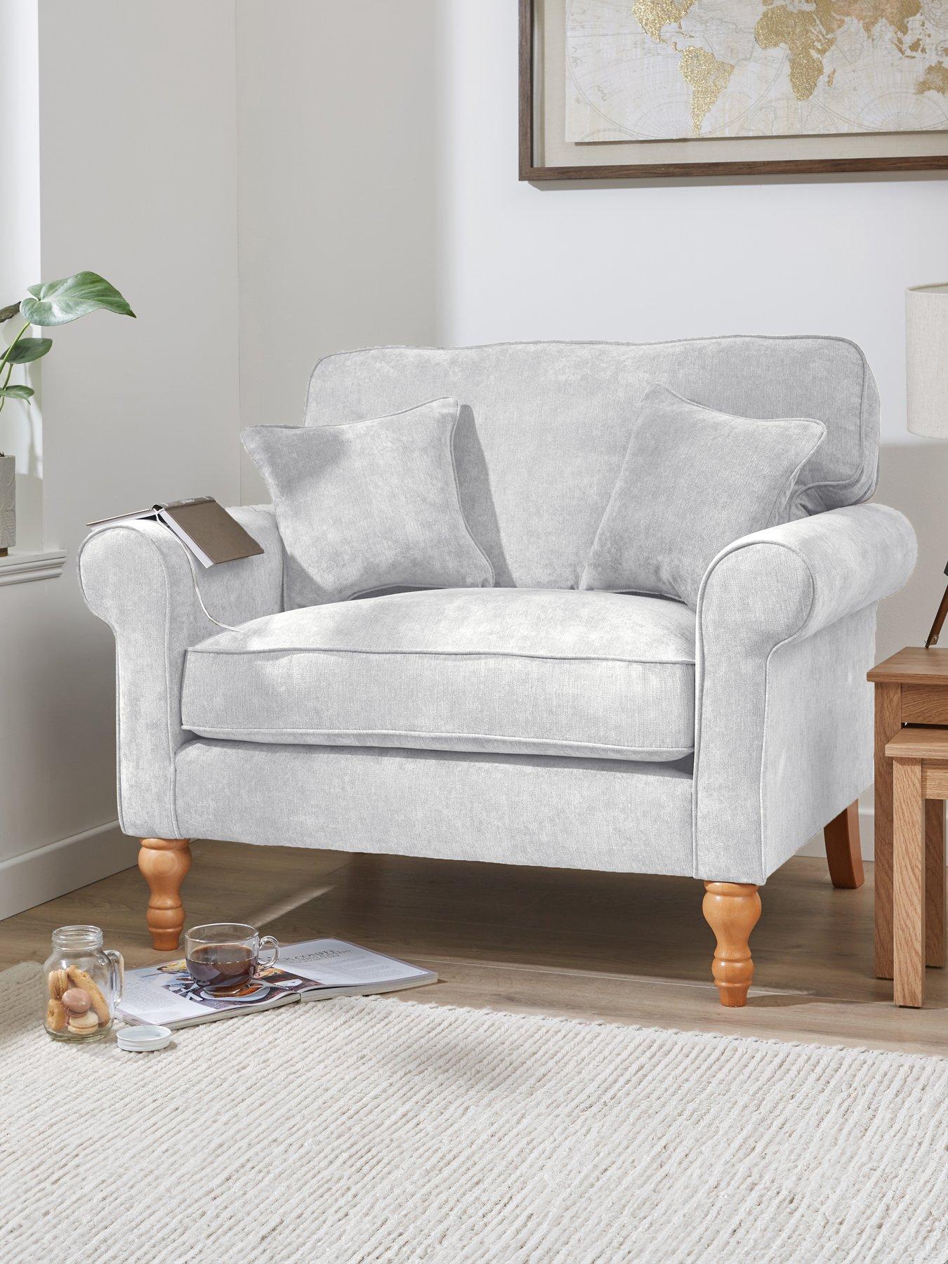 undefined William Fabric Armchair - Made in the UK