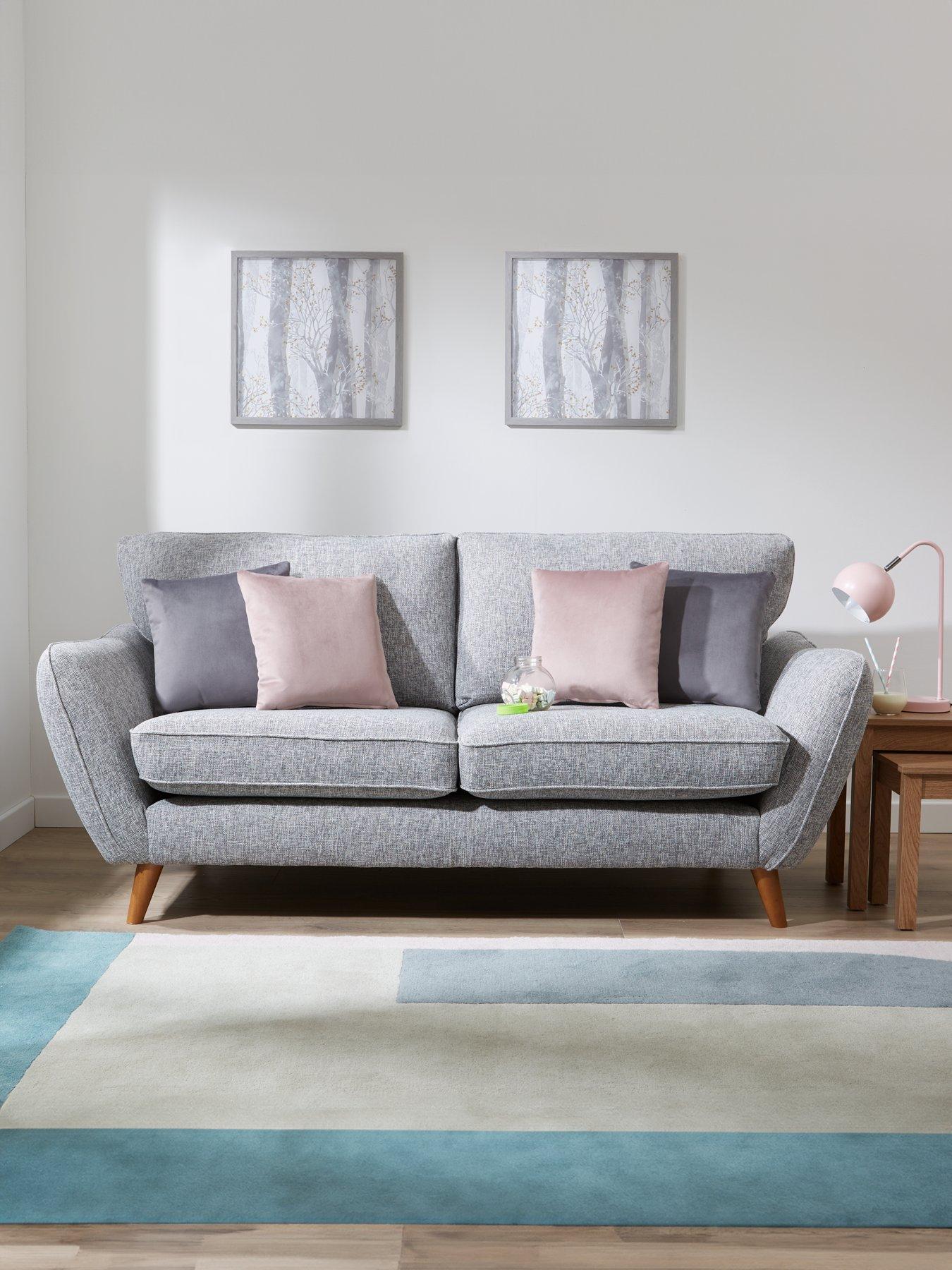 very-home-perth-fabric-4-seater-sofa-silver