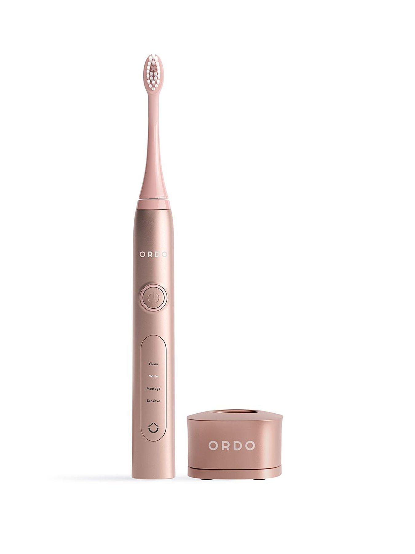Ordo Ordo Sonic+ Electric Toothbrush (Rose Gold) - 4 Brush Modes: Clean, White, Massage  &  Sensitive